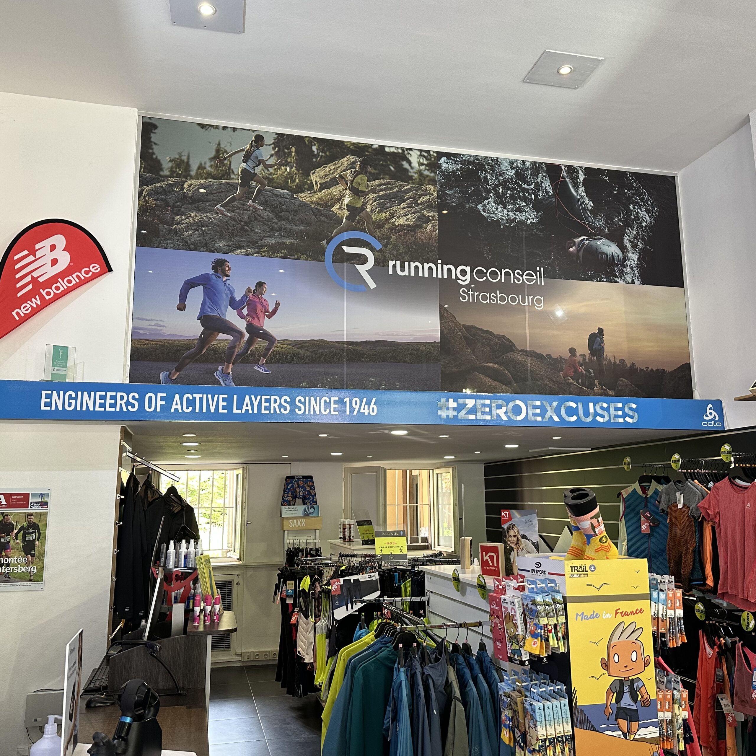 Habillage magasin-RUNNING CONSEIL-STRASBOURG