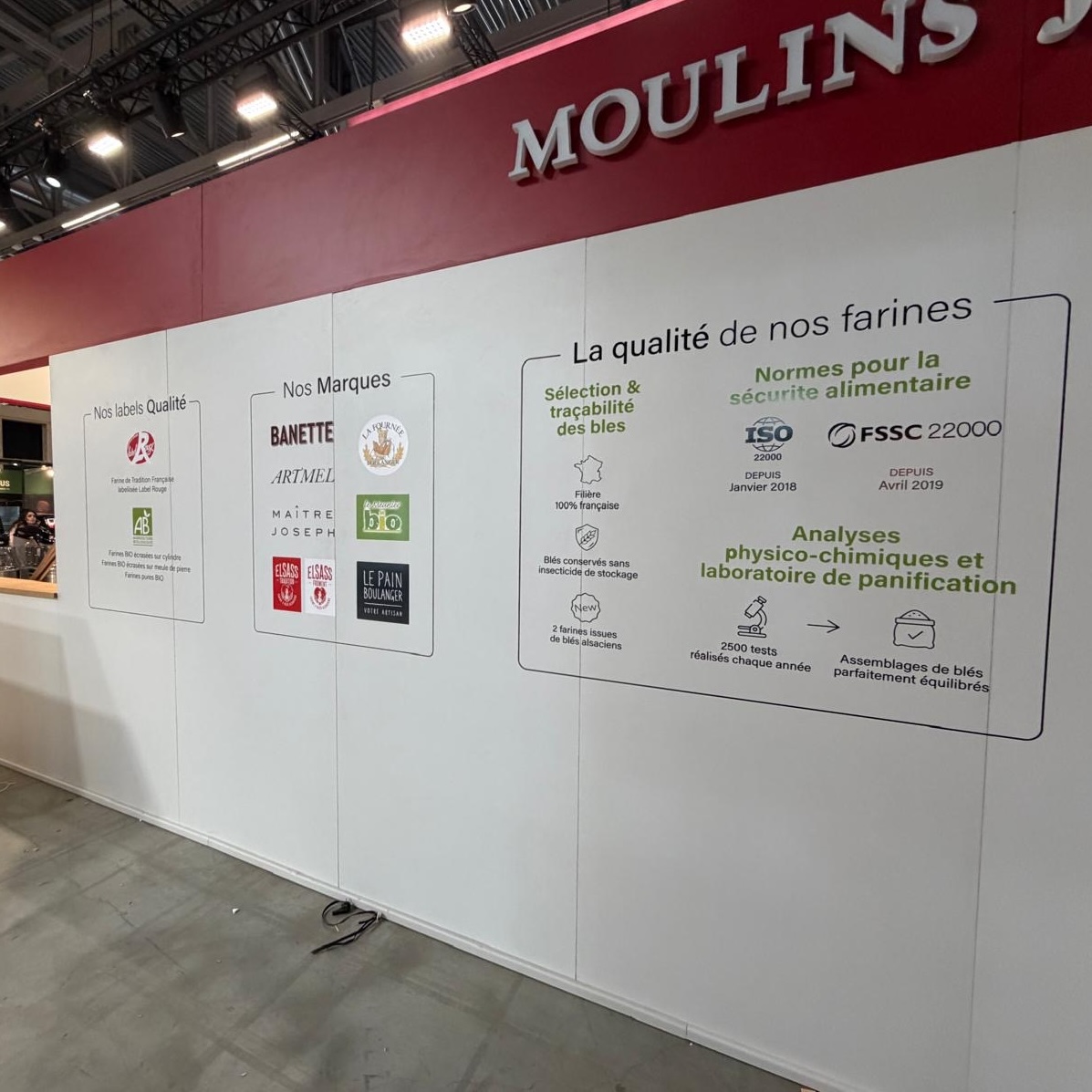 Habillage stand adhésif-SALON EGAST-strasbourg
